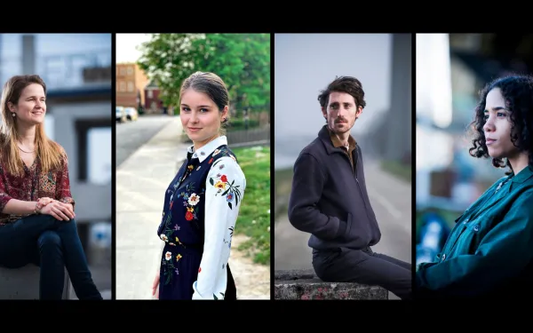 Laurane Coornaert, Julie Magritte, Thibault Flament & Nana Esi Mensah