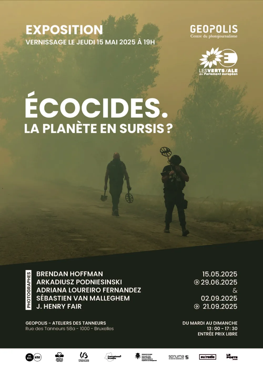 Affiche de l'expo "Ecocides, la planète en sursis ?" Affiche de l'expo "Ecocides, la planète en sursis ?"