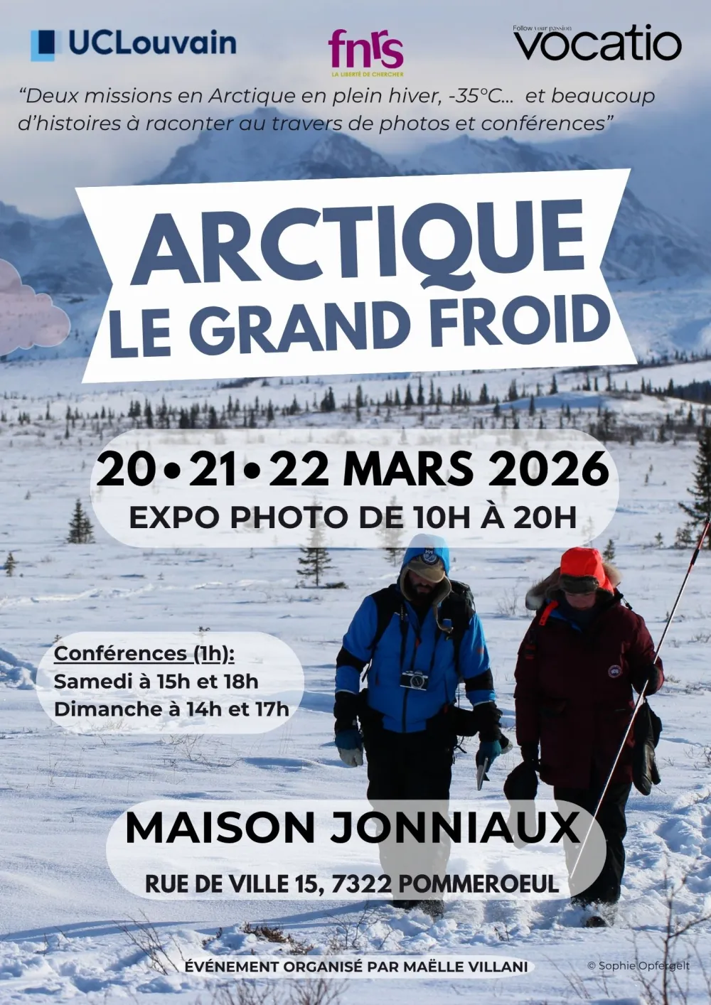 Affiche - expo Maëlle Villani 