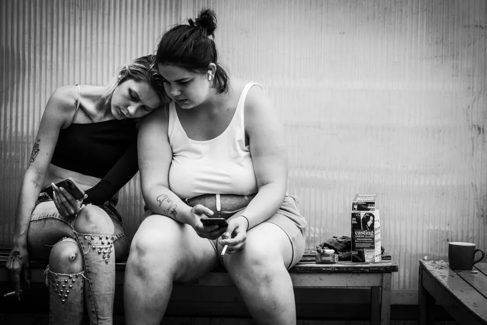 Photo Extraite de l'expo "Cordons" Copyright Christophe Smets